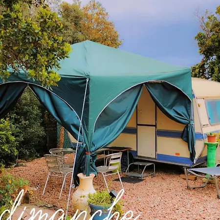 Lantställe Roulotte Individuelle Dans Le Maquis Corse